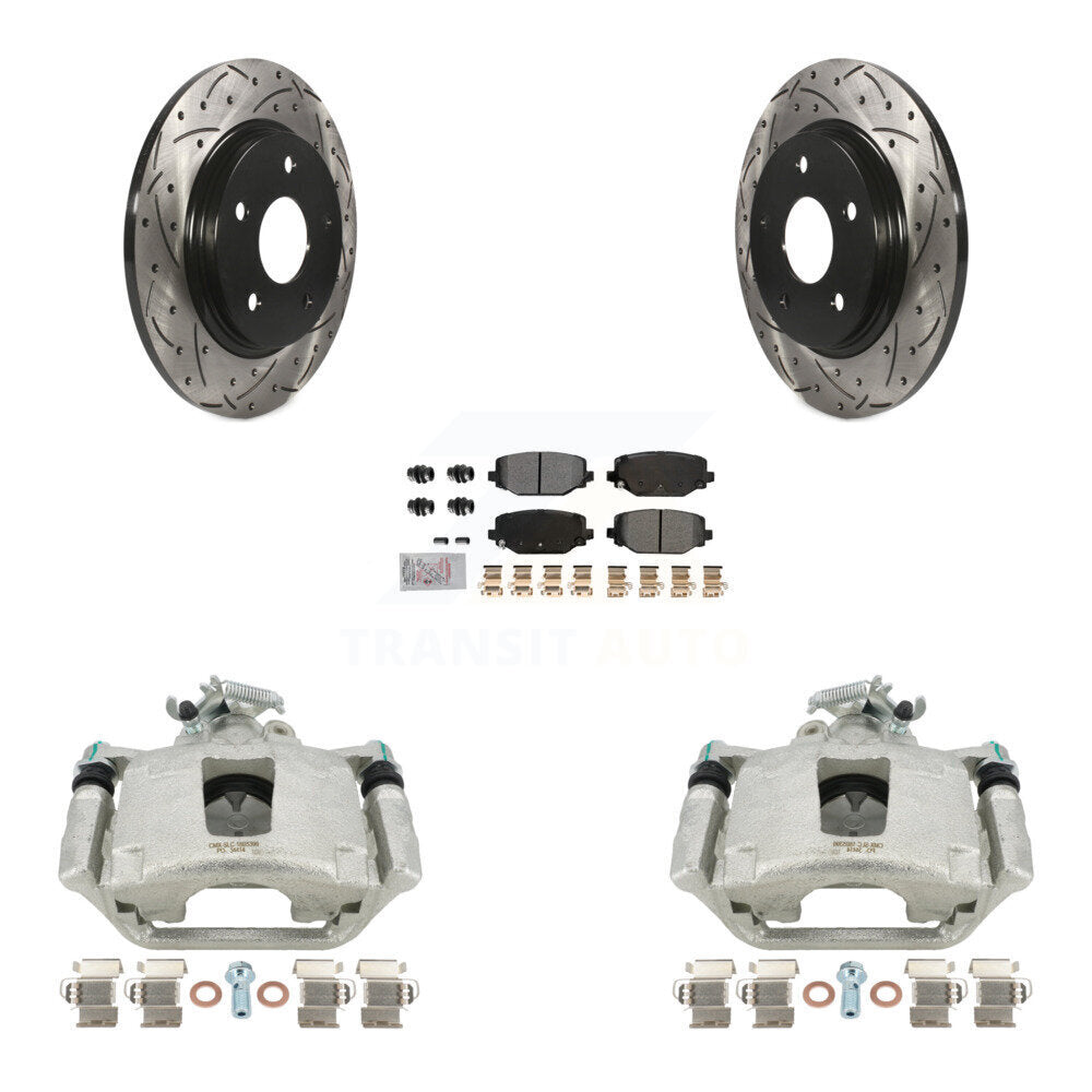 Transit Auto KCD-101647N Disc Brake Kit for 2017-2018 Dodge Grand Caravan - Rear product image