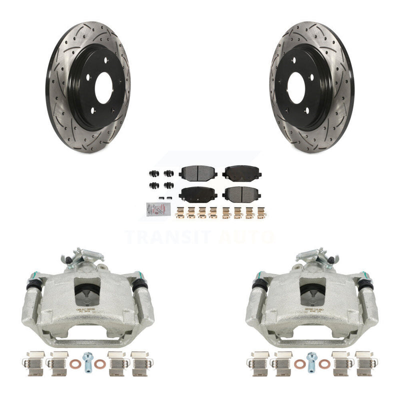 Transit Auto KCD-101647N Disc Brake Kit for 2017-2018 Dodge Grand Caravan - Rear product image