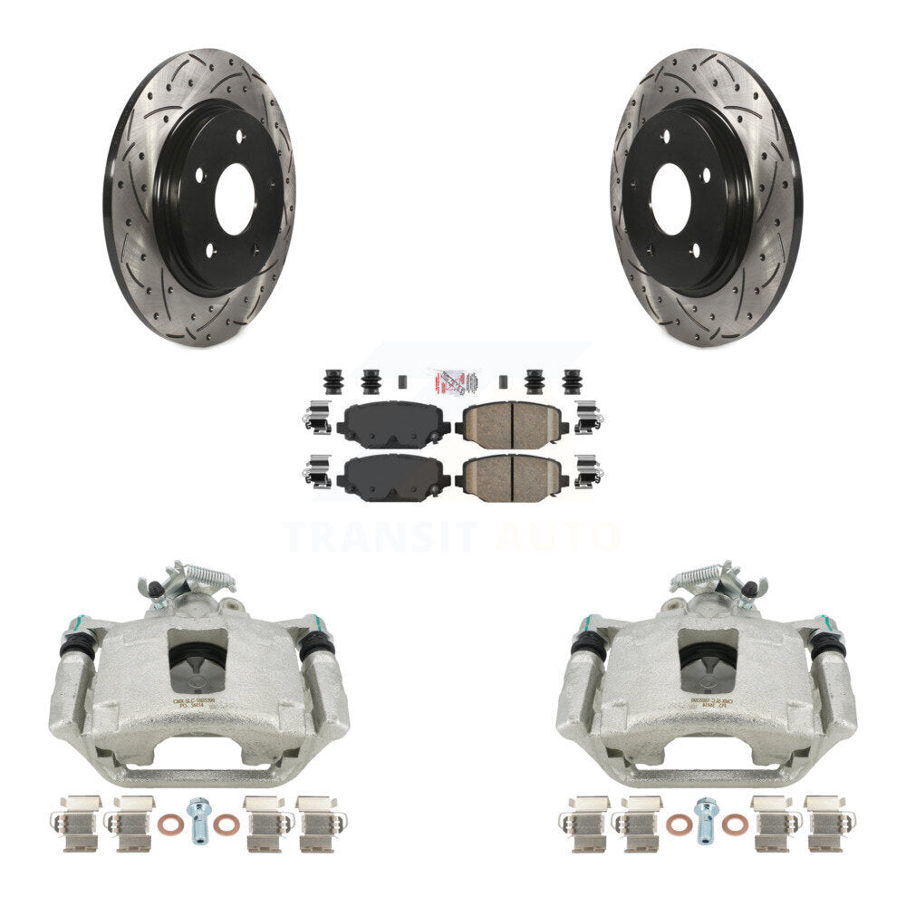 Transit Auto KCD-101648N Disc Brake Kit for 2017-2018 Dodge Grand Caravan - Rear product image
