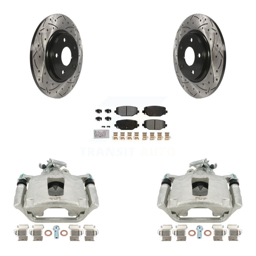 Transit Auto KCD-101650N Disc Brake Kit for 2017-2020 Dodge Grand Caravan - Rear product image