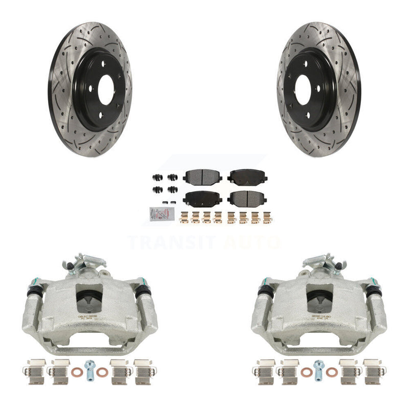 Transit Auto KCD-101650N Disc Brake Kit for 2017-2020 Dodge Grand Caravan - Rear product image