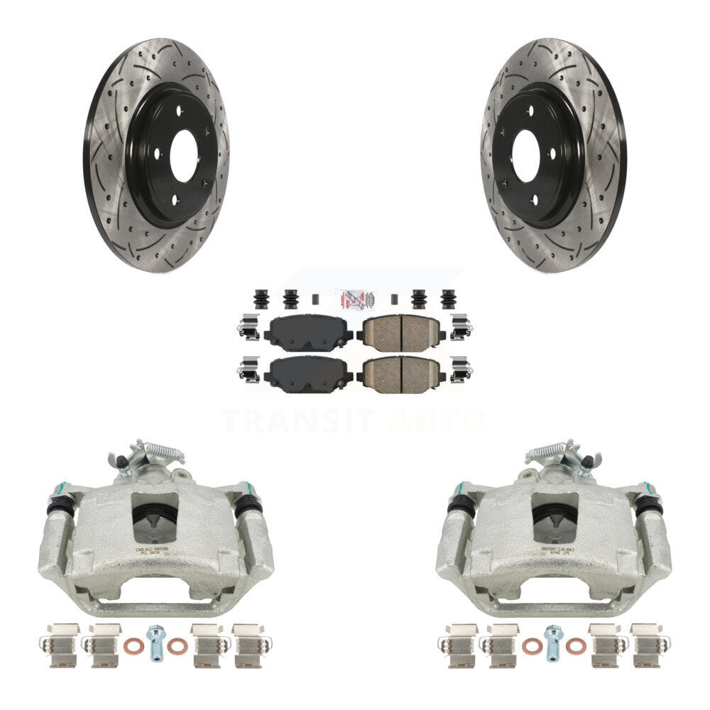 Transit Auto KCD-101651N Disc Brake Kit for 2017-2020 Dodge Grand Caravan - Rear product image