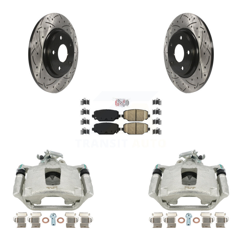 Transit Auto KCD-101652N Disc Brake Kit for 2017-2020 Dodge Grand Caravan - Rear product image