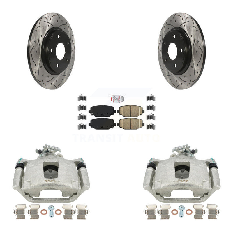 Transit Auto KCD-101652N Disc Brake Kit for 2017-2020 Dodge Grand Caravan - Rear product image