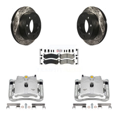 Transit Auto KCD-101656N Disc Brake Kit for 1999-2009 Chevrolet Silverado 1500 HD Classic, Chevrolet Suburban 2500, GMC Sierra 1500 HD Classic & more - Rear product image