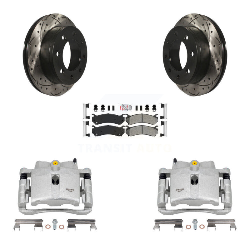 Transit Auto KCD-101656N Disc Brake Kit for 1999-2009 Chevrolet Silverado 1500 HD Classic, Chevrolet Suburban 2500, GMC Sierra 1500 HD Classic & more - Rear product image