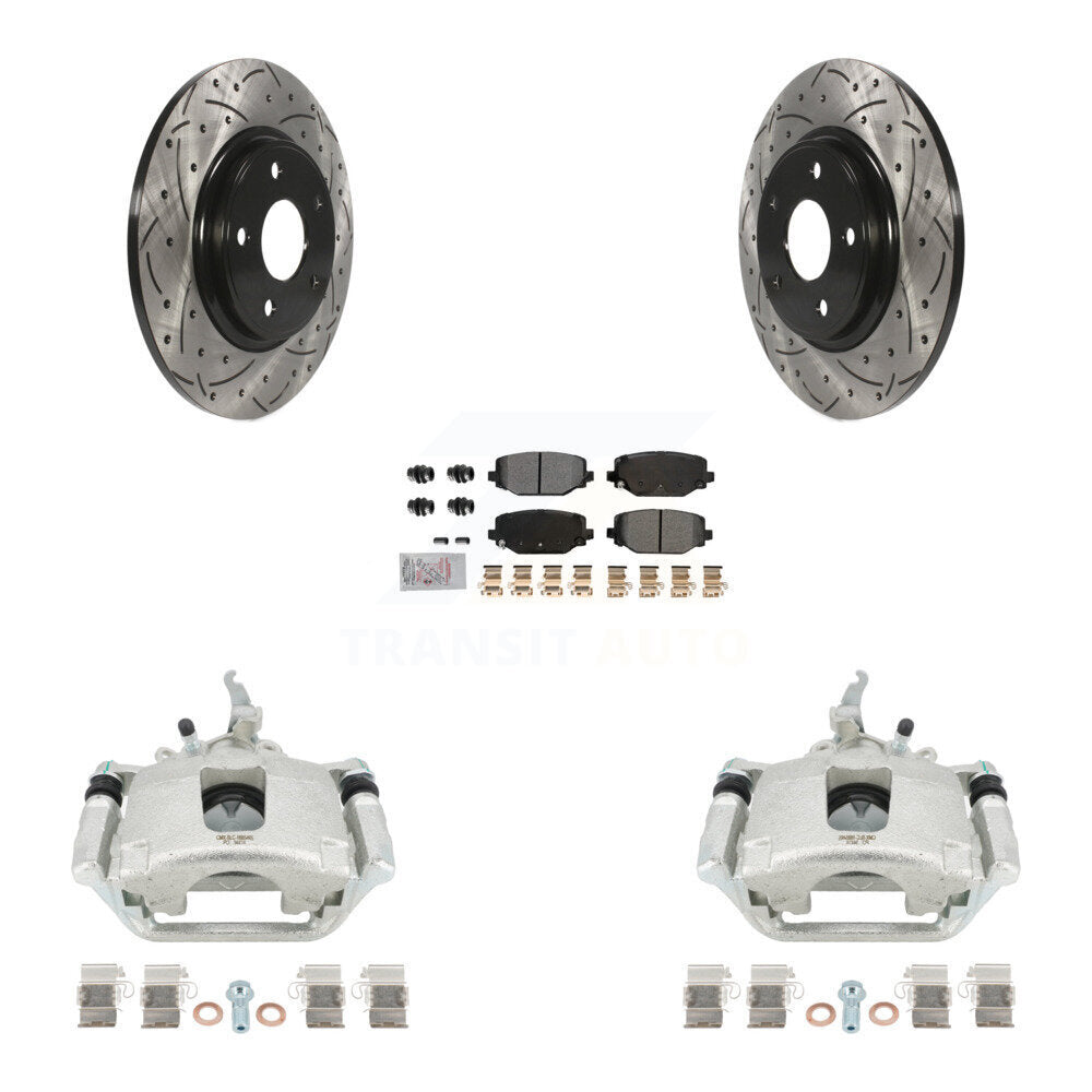 Transit Auto KCD-101659N Disc Brake Kit for 2014-2020 Dodge Journey - Rear product image