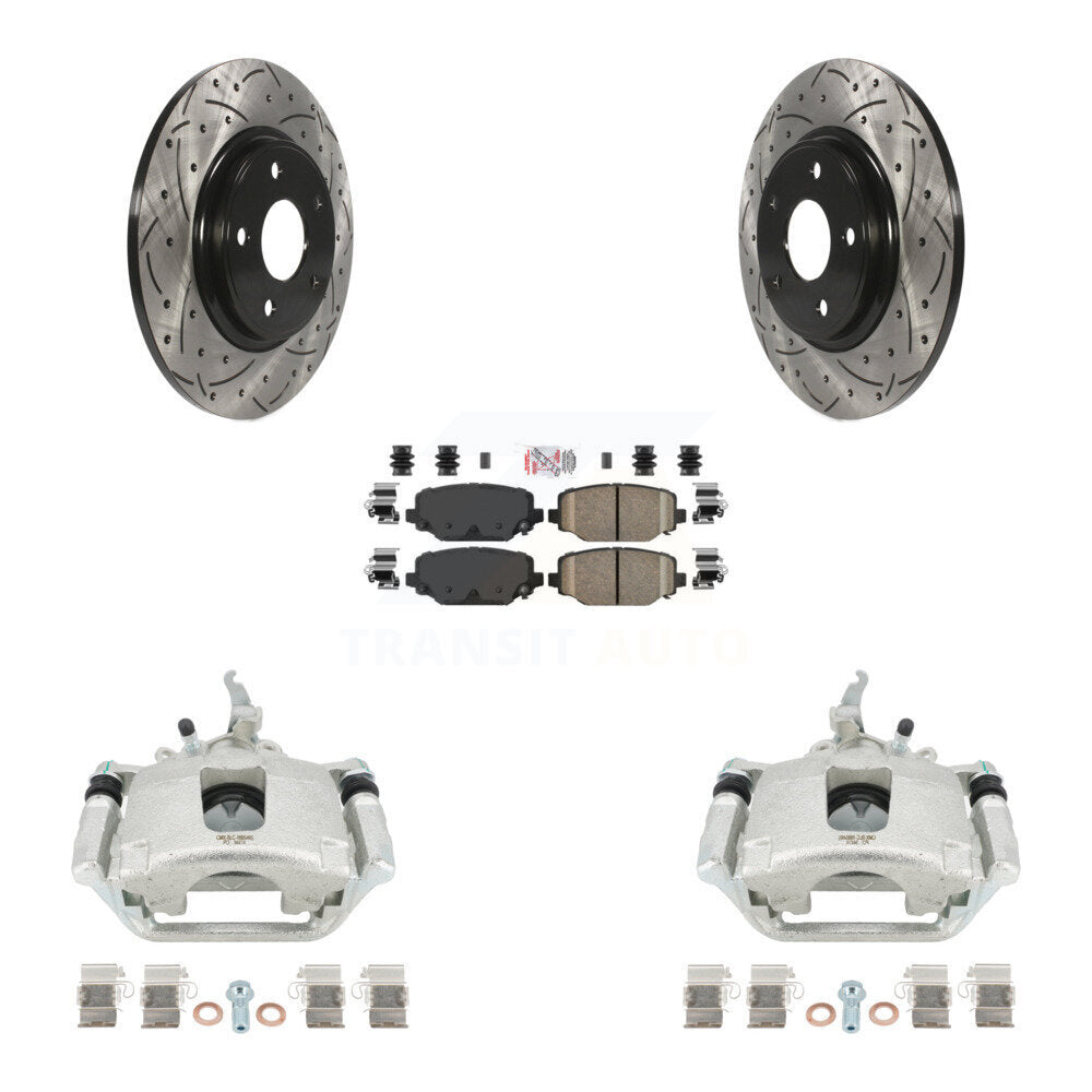 Transit Auto KCD-101660N Disc Brake Kit for 2014-2020 Dodge Journey - Rear product image