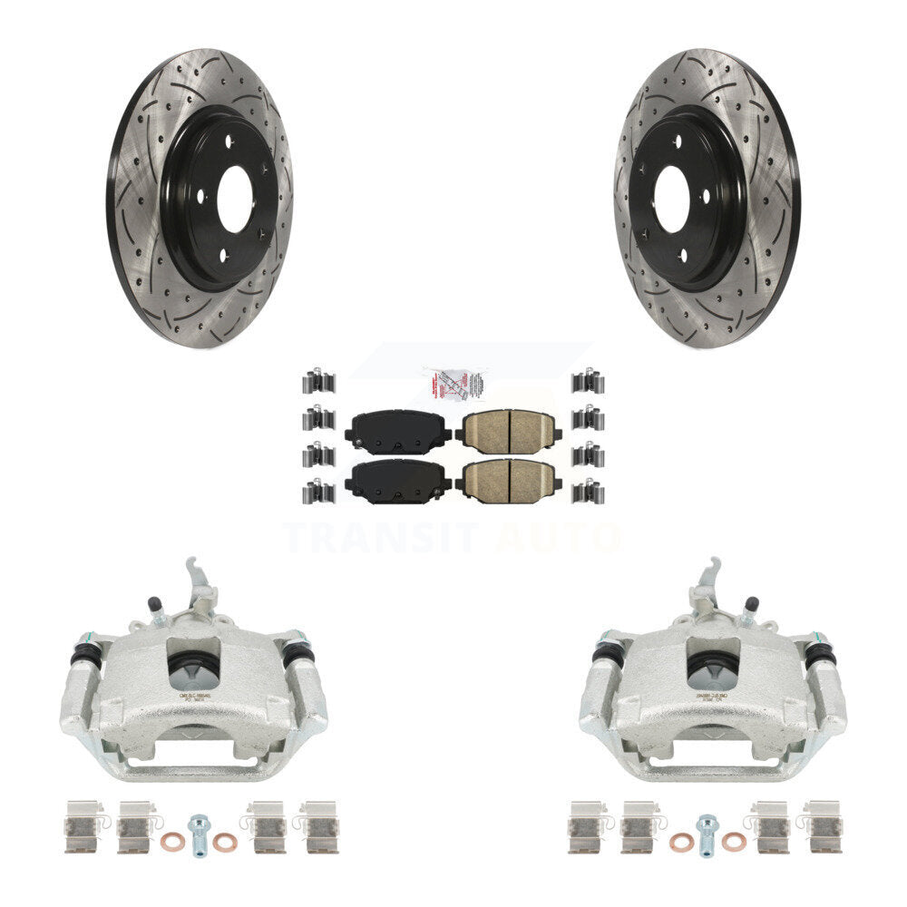 Transit Auto KCD-101661N Disc Brake Kit for 2014-2020 Dodge Journey - Rear product image