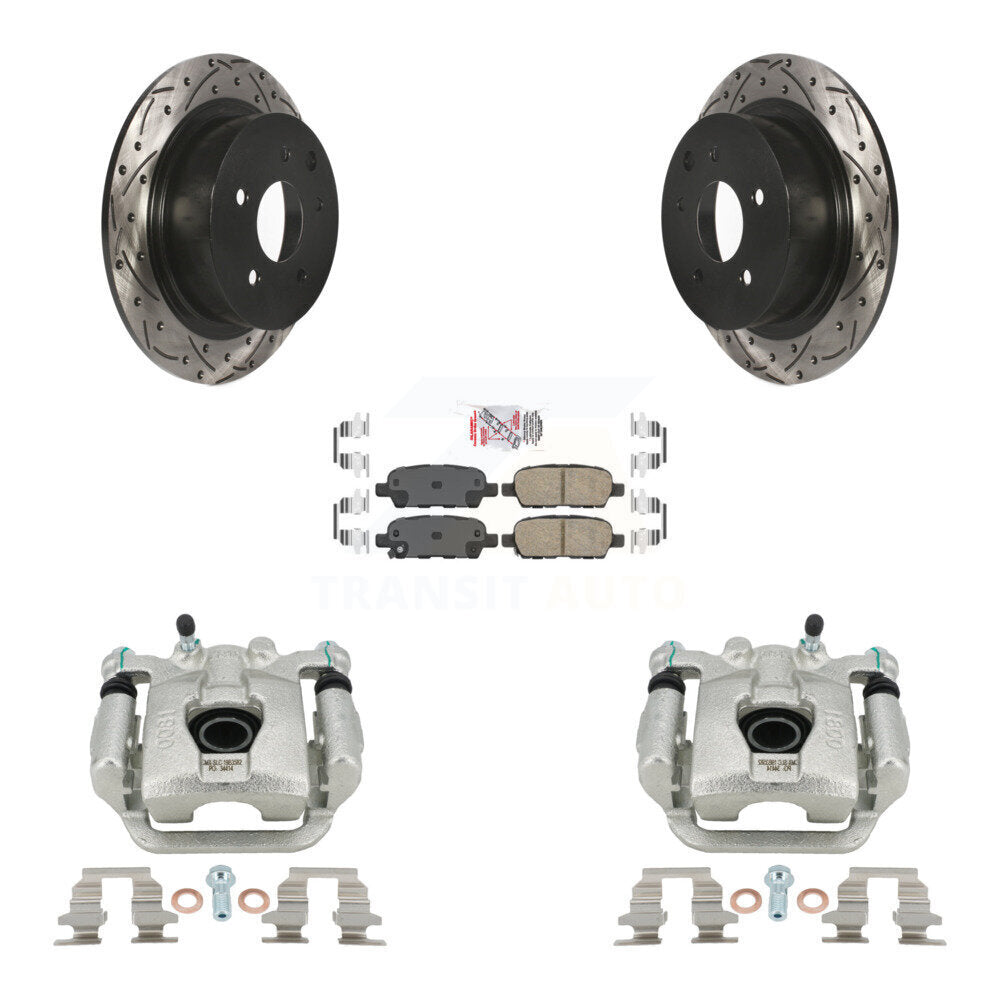 Transit Auto KCD-101665N Disc Brake Kit for 2007-2012 Nissan Sentra - Rear product image