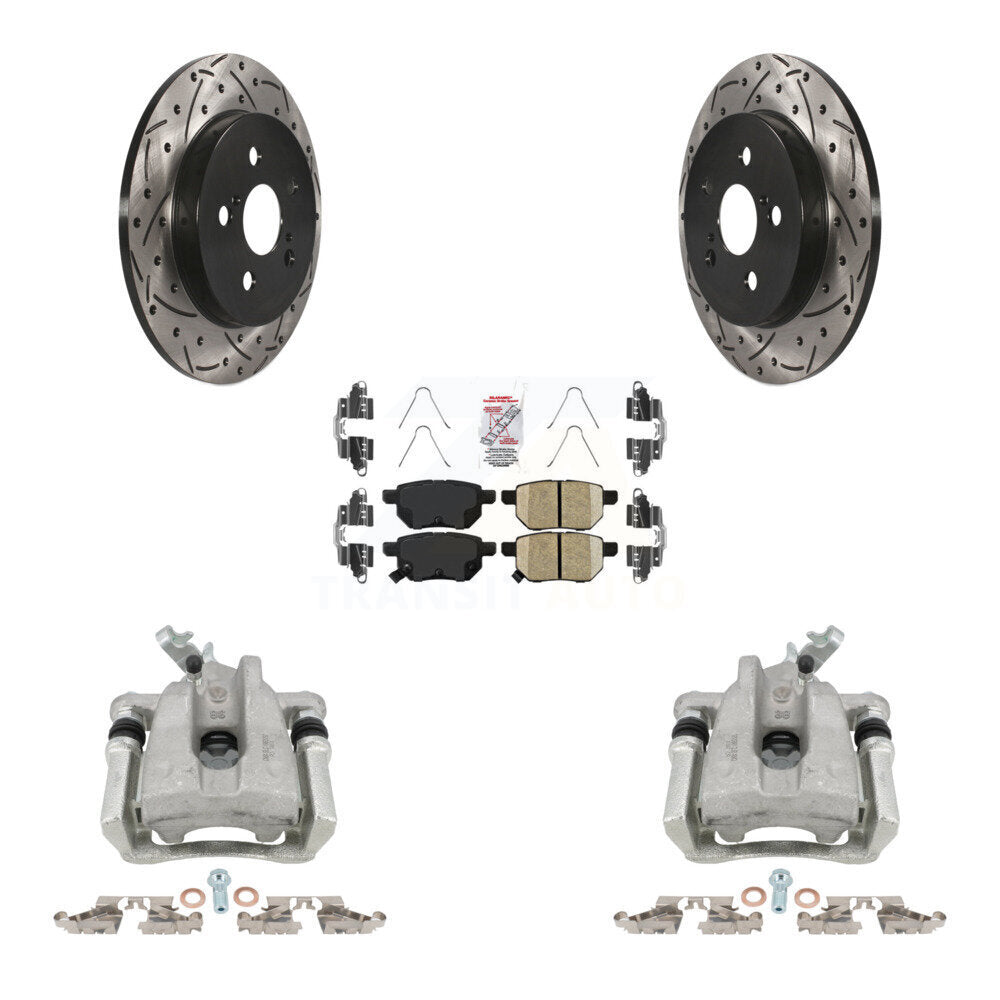 Transit Auto KCD-101686N Disc Brake Kit for 2009-2019 Toyota Corolla, Toyota Matrix, Pontiac Vibe - Rear product image
