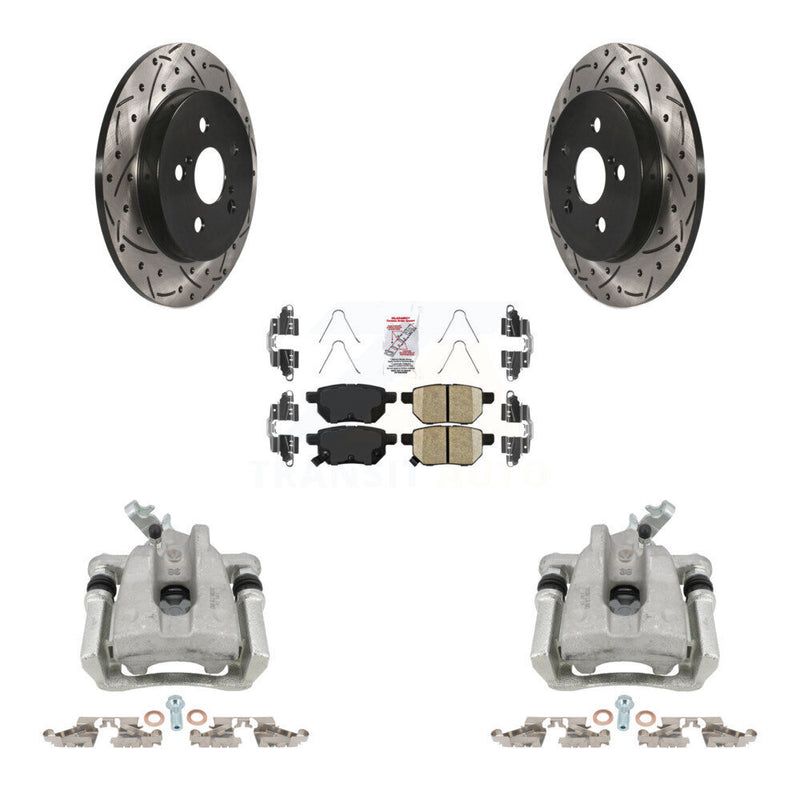 Transit Auto KCD-101686N Disc Brake Kit for 2009-2019 Toyota Corolla, Toyota Matrix, Pontiac Vibe - Rear product image