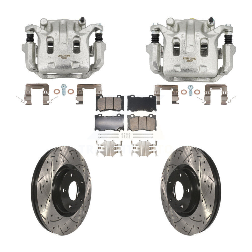 Transit Auto KCD-101707N Disc Brake Kit for 2009-2013 INFINITI G37 - Front product image