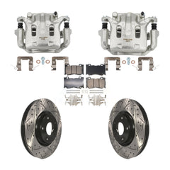 Transit Auto KCD-101707N Disc Brake Kit for 2009-2013 INFINITI G37 - Front product image