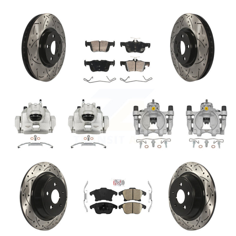 Transit Auto KCD-101712N Disc Brake Kit for 2019-2020 Ford Police Responder Hybrid - Front and Rear product image