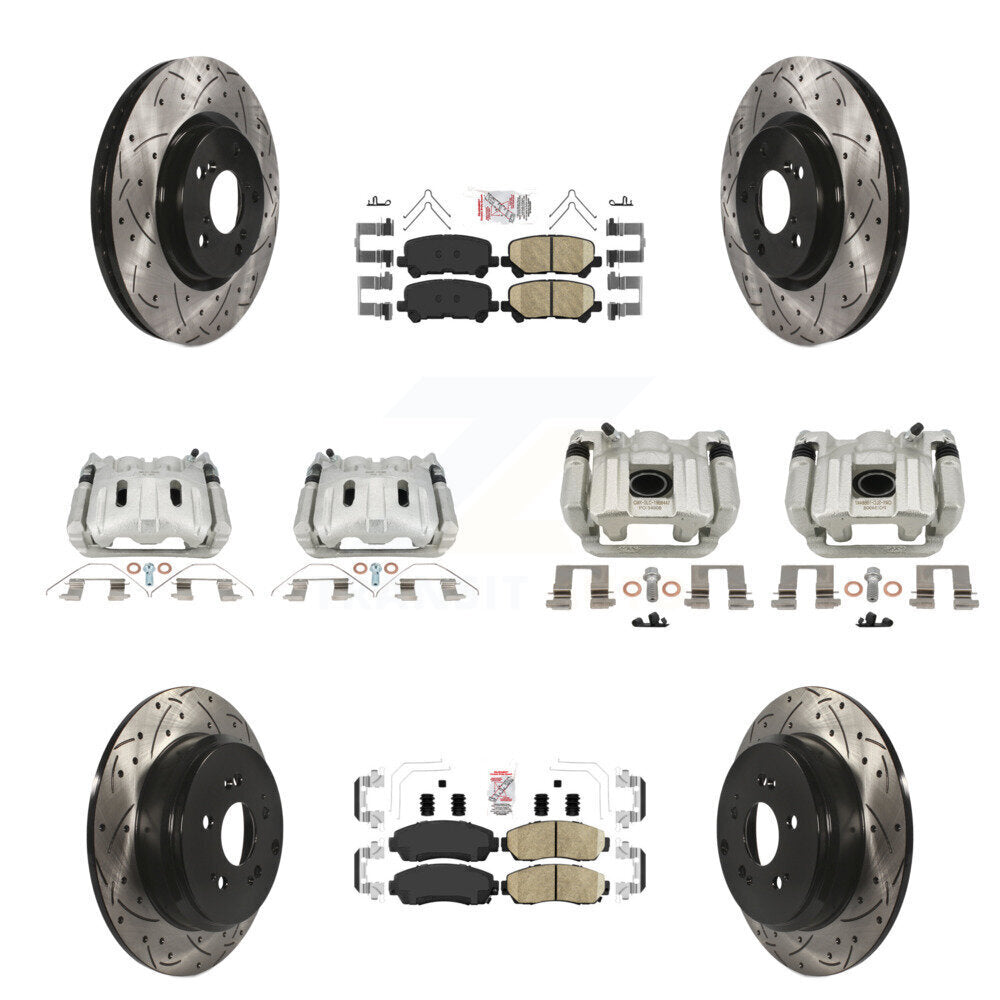 Transit Auto KCD-101714N Disc Brake Kit for 2011-2014 Honda Odyssey - Front and Rear product image