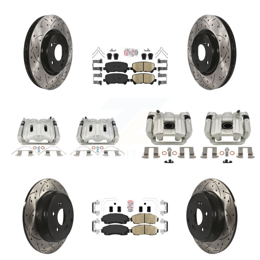 Transit Auto KCD-101715N Disc Brake Kit for 2011-2014 Honda Odyssey - Front and Rear product image