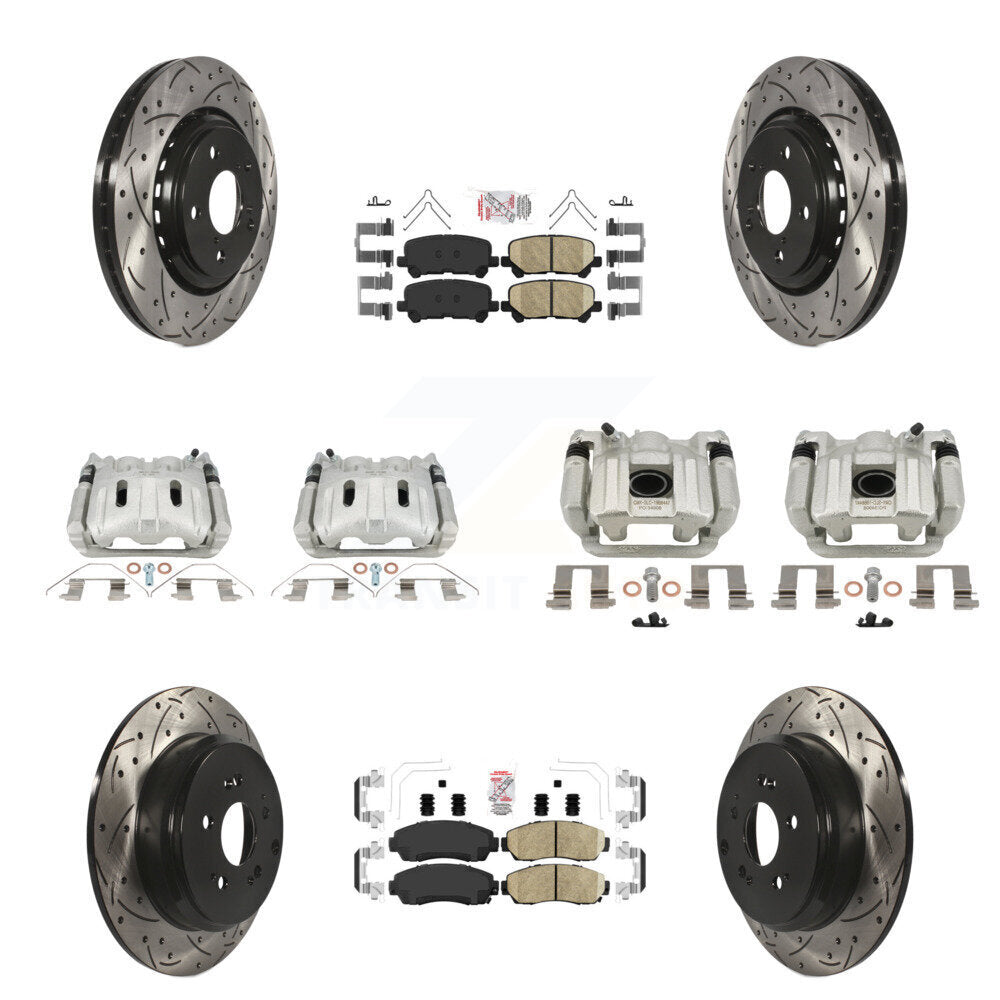 Transit Auto KCD-101718N Disc Brake Kit for 2015-2017 Honda Odyssey - Front and Rear product image