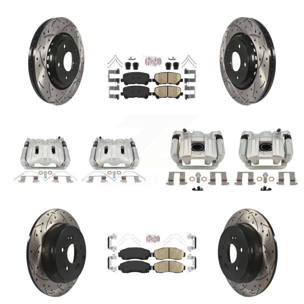 Transit Auto KCD-101721N Disc Brake Kit for 2015-2017 Honda Odyssey - Front and Rear product image