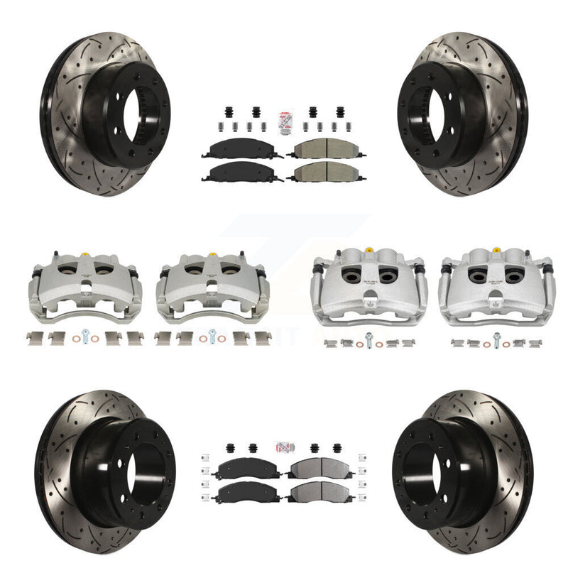 Transit Auto KCD-101722N Disc Brake Kit for 2009-2018 Ram 2500, Ram 3500, Dodge Ram 2500 & more - Front and Rear product image