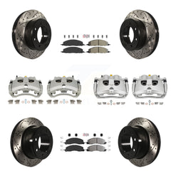 Transit Auto KCD-101723N Disc Brake Kit for 2009-2018 Ram 2500, Ram 3500, Dodge Ram 2500 & more - Front and Rear product image
