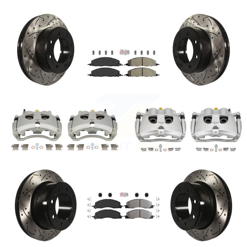 Transit Auto KCD-101723N Disc Brake Kit for 2009-2018 Ram 2500, Ram 3500, Dodge Ram 2500 & more - Front and Rear product image