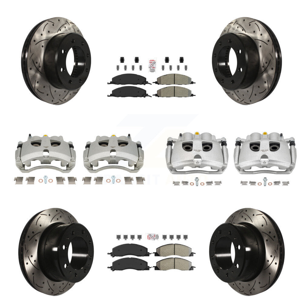 Transit Auto KCD-101724N Disc Brake Kit for 2009-2018 Ram 2500, Ram 3500, Dodge Ram 2500 & more - Front and Rear product image
