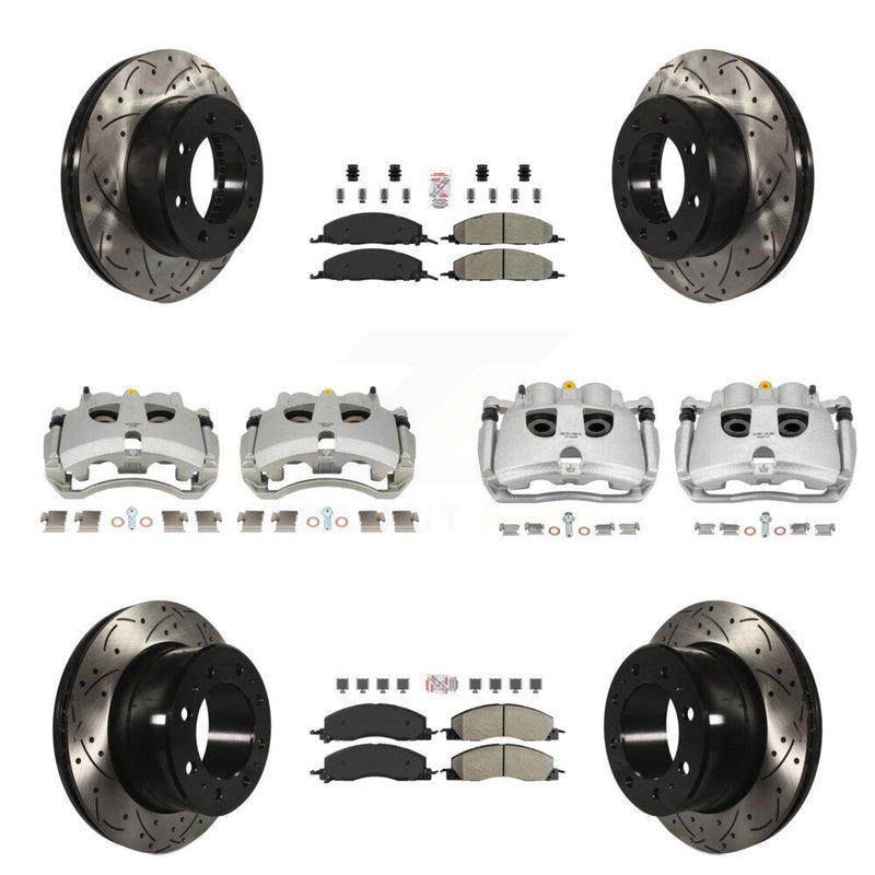 Transit Auto KCD-101724N Disc Brake Kit for 2009-2018 Ram 2500, Ram 3500, Dodge Ram 2500 & more - Front and Rear product image