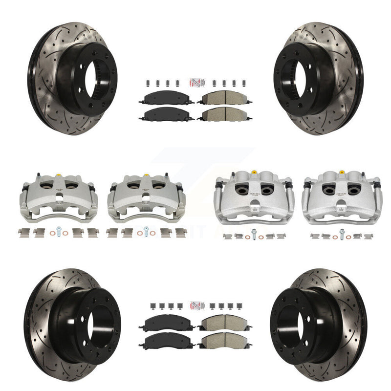 Transit Auto KCD-101725N Disc Brake Kit for 2009-2018 Ram 2500, Ram 3500, Dodge Ram 2500 & more - Front and Rear product image