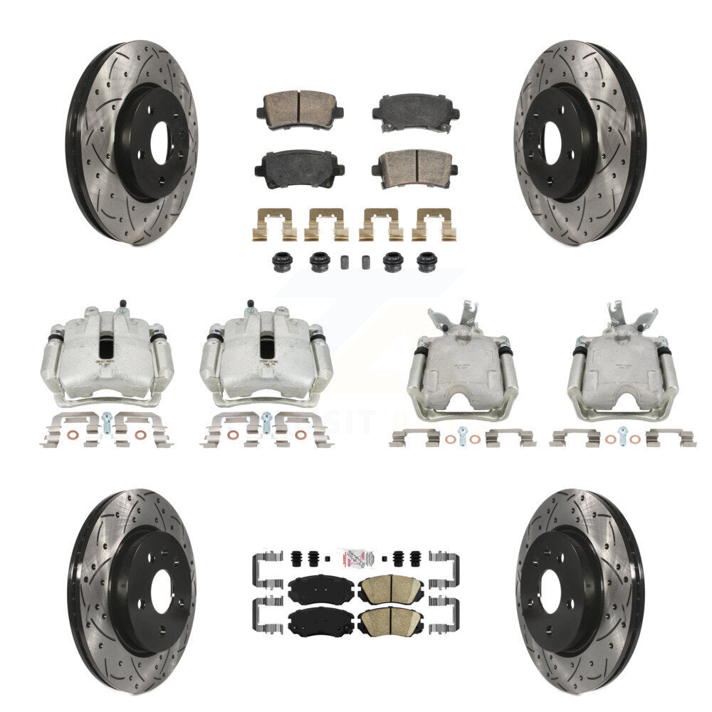 Transit Auto KCD-101747N Disc Brake Kit for 2014-2015 Chevrolet Malibu - Front and Rear product image