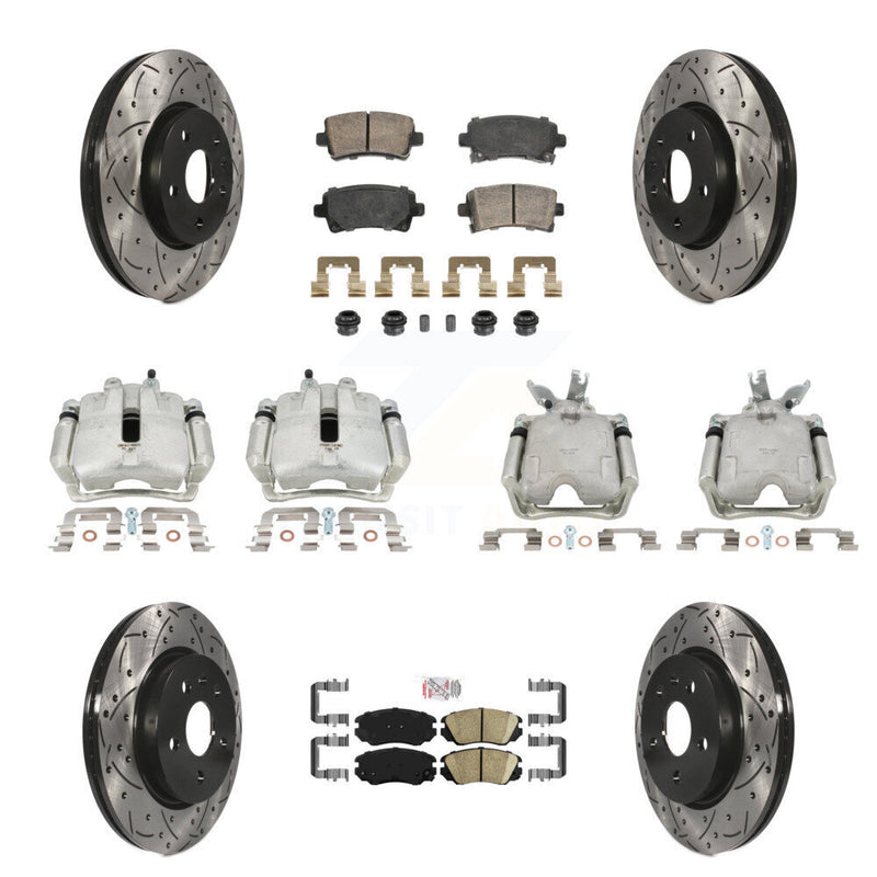 Transit Auto KCD-101749N Disc Brake Kit for 2014-2015 Chevrolet Malibu - Front and Rear product image