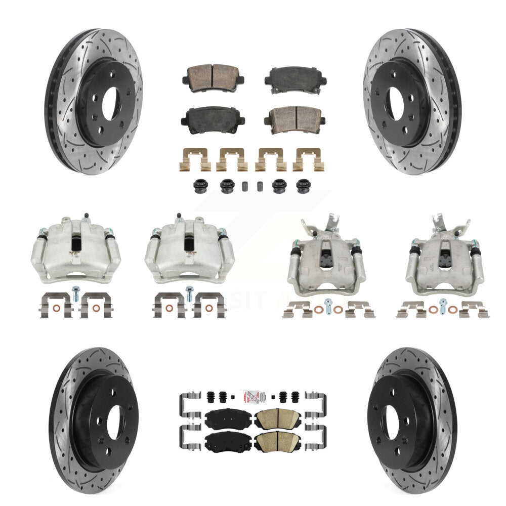 Transit Auto KCD-101751N Disc Brake Kit for 2014-2015 Chevrolet Malibu - Front and Rear product image
