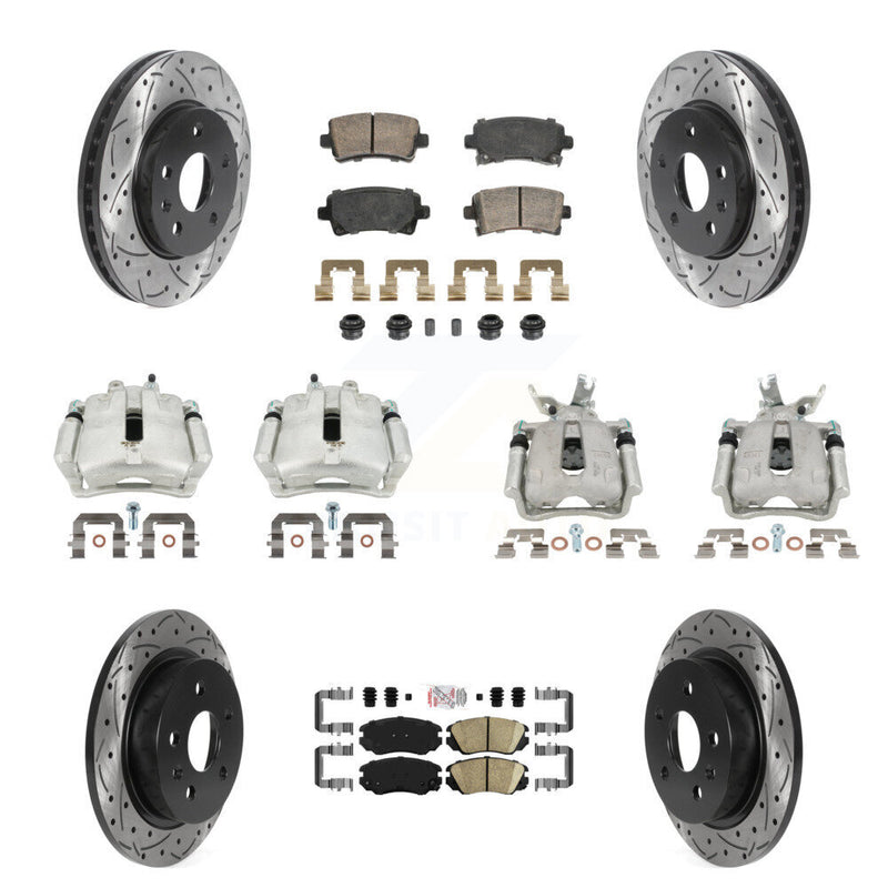 Transit Auto KCD-101751N Disc Brake Kit for 2014-2015 Chevrolet Malibu - Front and Rear product image