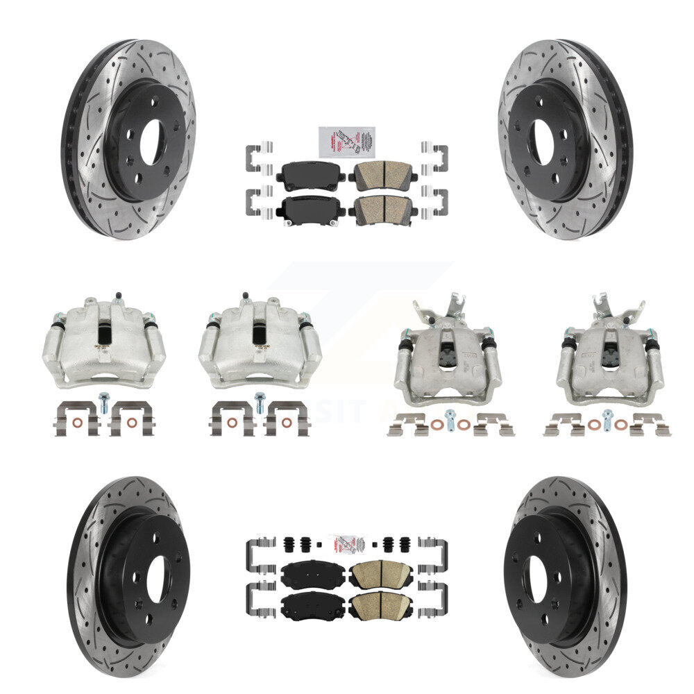 Transit Auto KCD-101752N Disc Brake Kit for 2014-2015 Chevrolet Malibu - Front and Rear product image