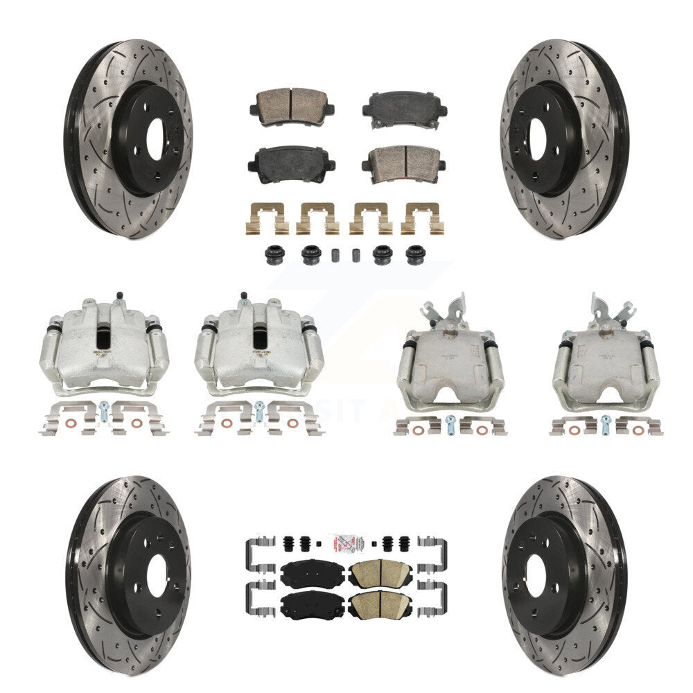 Transit Auto KCD-101755N Disc Brake Kit for 2013 Chevrolet Malibu - Front and Rear product image