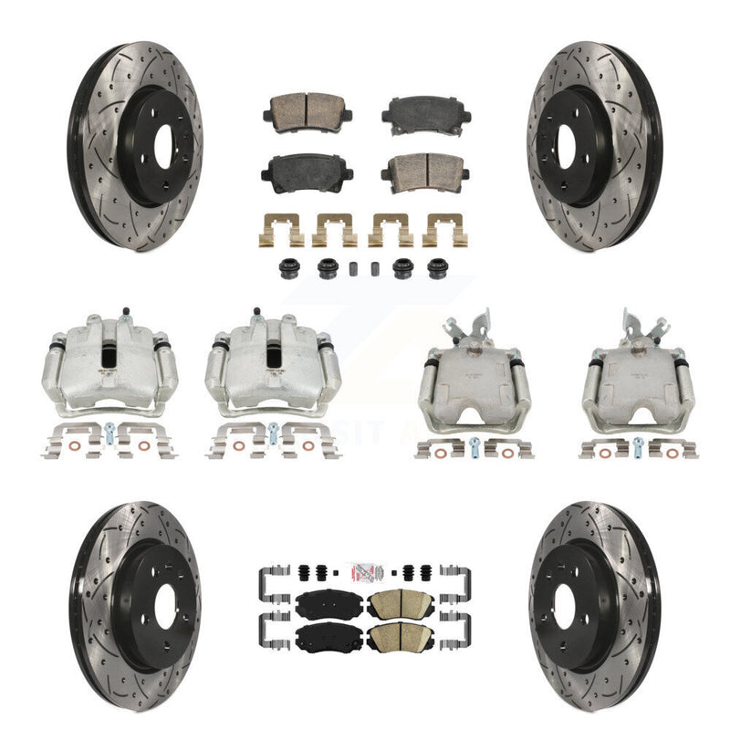 Transit Auto KCD-101755N Disc Brake Kit for 2013 Chevrolet Malibu - Front and Rear product image