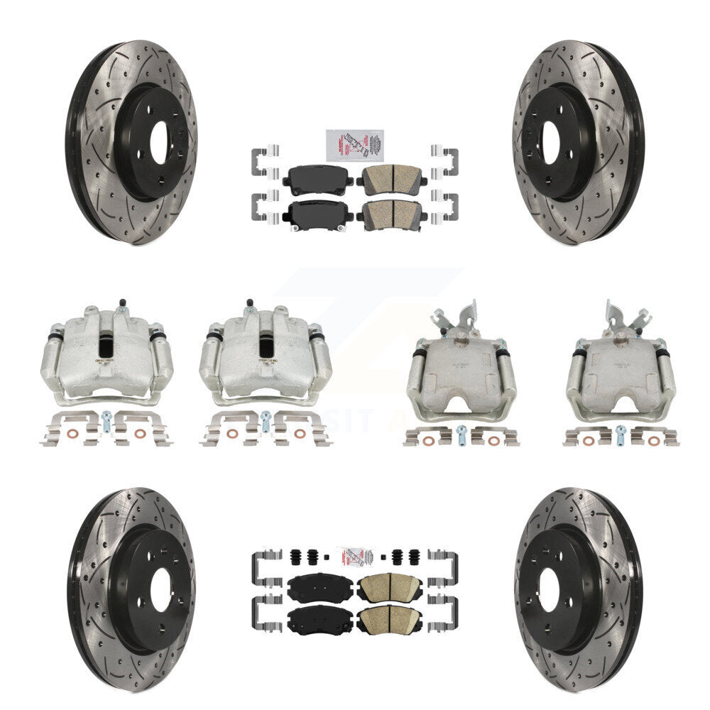 Transit Auto KCD-101756N Disc Brake Kit for 2013 Chevrolet Malibu - Front and Rear product image