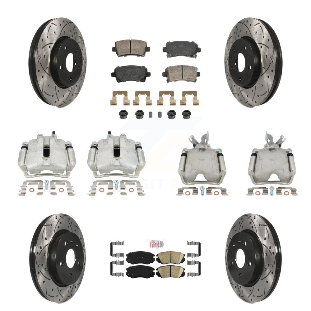 Transit Auto KCD-101757N Disc Brake Kit for 2013 Chevrolet Malibu - Front and Rear product image