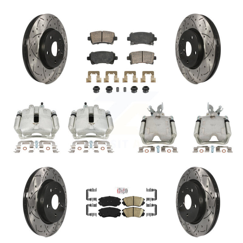 Transit Auto KCD-101757N Disc Brake Kit for 2013 Chevrolet Malibu - Front and Rear product image
