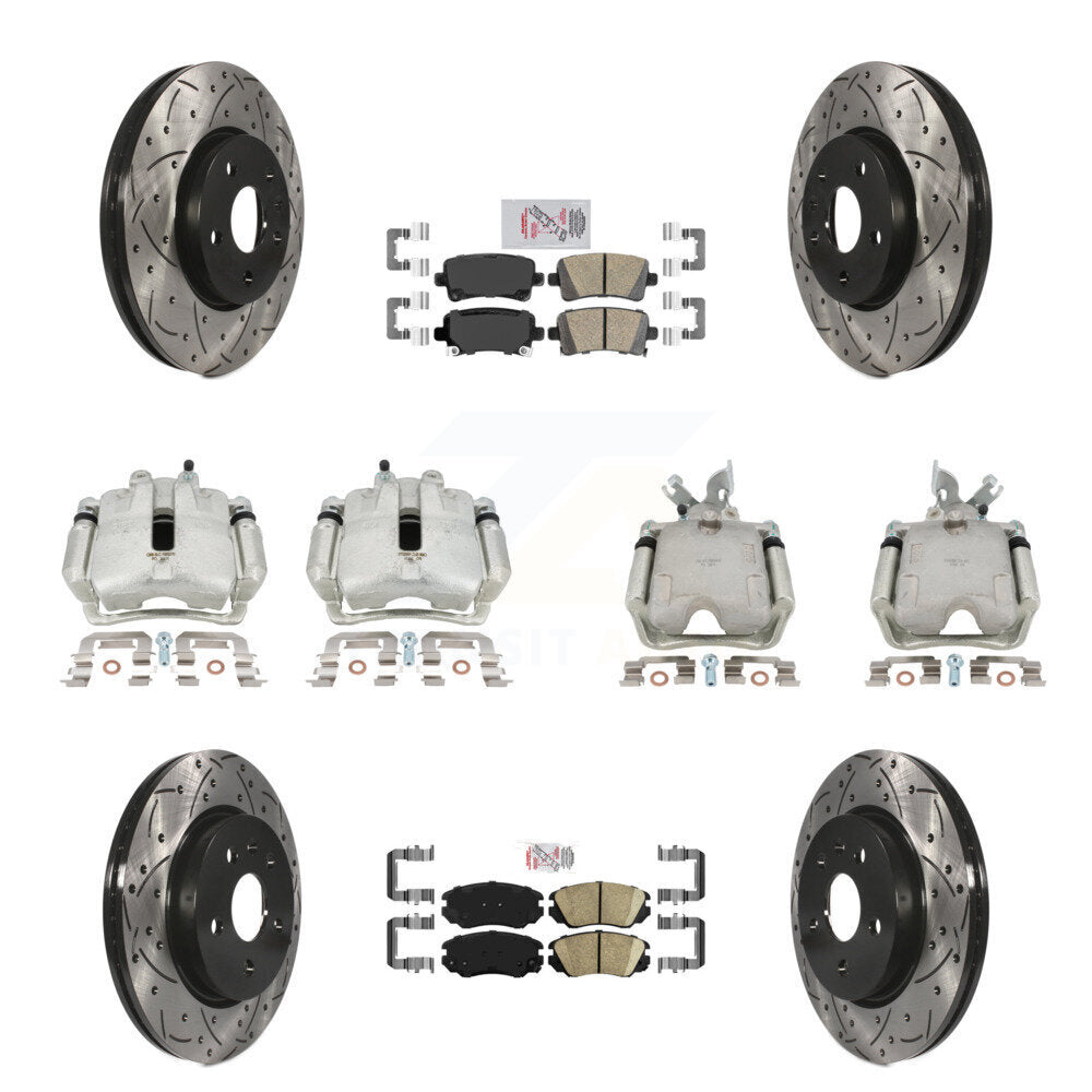 Transit Auto KCD-101758N Disc Brake Kit for 2013 Chevrolet Malibu - Front and Rear product image