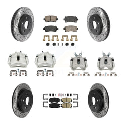 Transit Auto KCD-101759N Disc Brake Kit for 2013 Chevrolet Malibu - Front and Rear product image