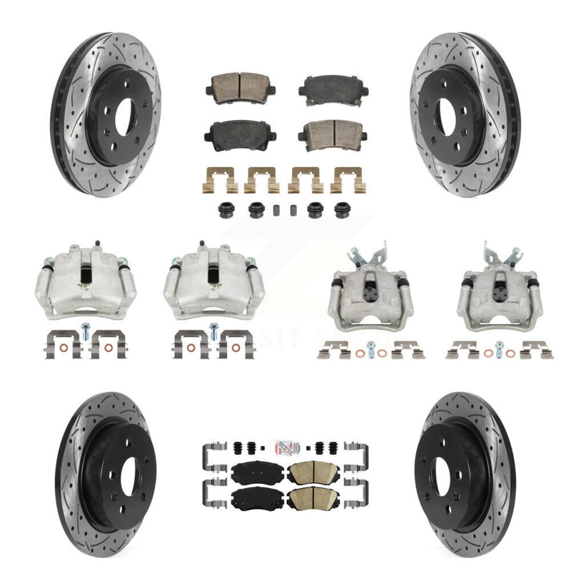 Transit Auto KCD-101759N Disc Brake Kit for 2013 Chevrolet Malibu - Front and Rear product image