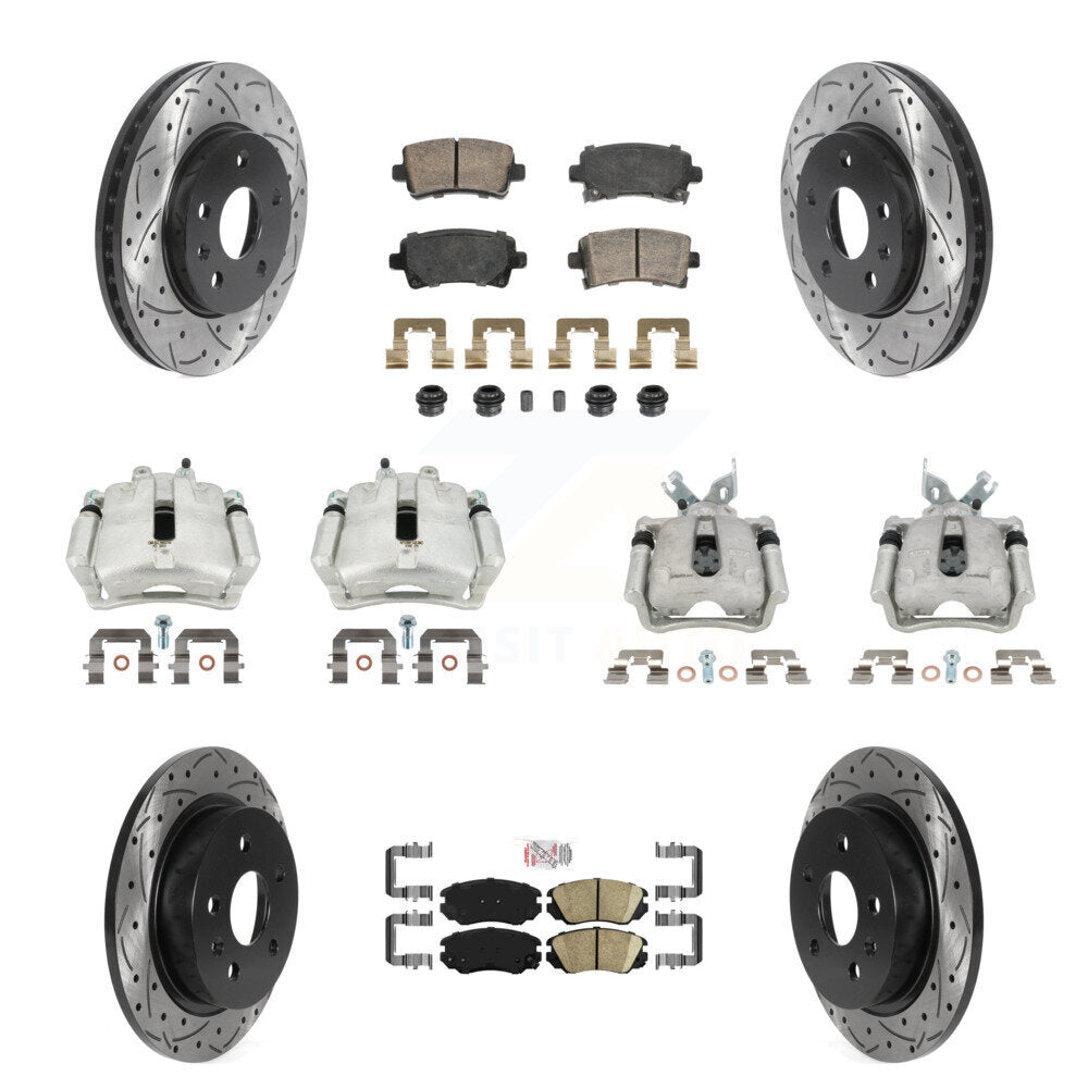Transit Auto KCD-101761N Disc Brake Kit for 2013 Chevrolet Malibu - Front and Rear product image