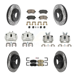 Transit Auto KCD-101761N Disc Brake Kit for 2013 Chevrolet Malibu - Front and Rear product image