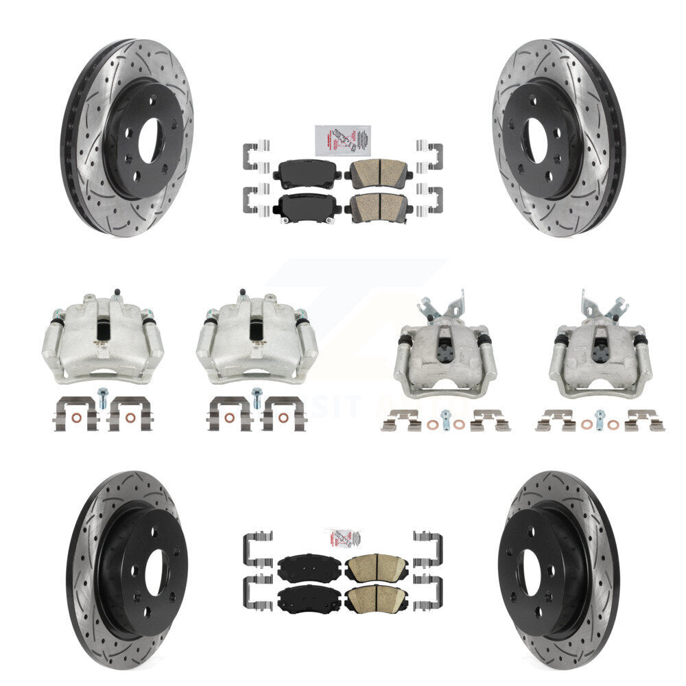 Transit Auto KCD-101762N Disc Brake Kit for 2013 Chevrolet Malibu - Front and Rear product image