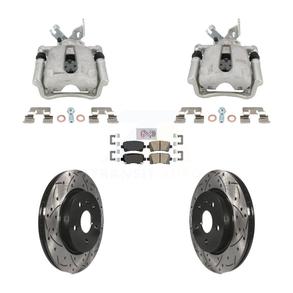 Transit Auto KCD-101763N Disc Brake Kit for 2011-2016 Buick LaCrosse, Buick Regal - Rear product image