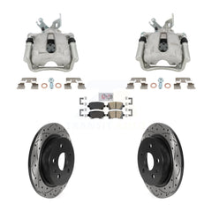 Transit Auto KCD-101765N Disc Brake Kit for 2011-2016 Chevrolet Malibu, Buick LaCrosse, Buick Regal - Rear product image