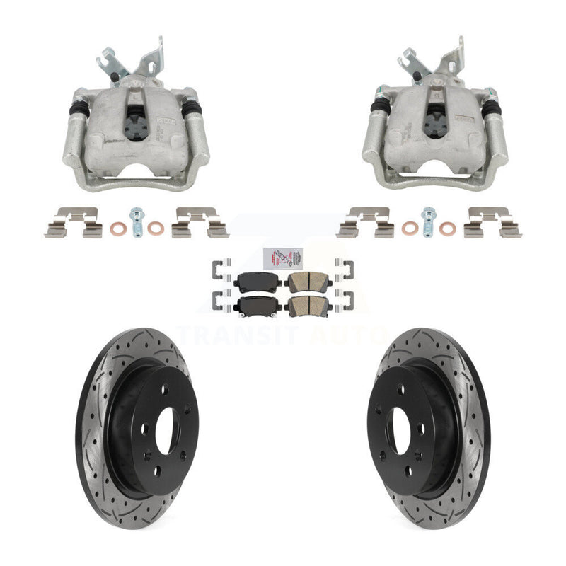 Transit Auto KCD-101765N Disc Brake Kit for 2011-2016 Chevrolet Malibu, Buick LaCrosse, Buick Regal - Rear product image