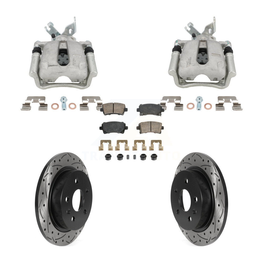 Transit Auto KCD-101766N Disc Brake Kit for 2011-2016 Chevrolet Malibu, Buick LaCrosse, Buick Regal - Rear product image