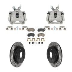 Transit Auto KCD-101766N Disc Brake Kit for 2011-2016 Chevrolet Malibu, Buick LaCrosse, Buick Regal - Rear product image
